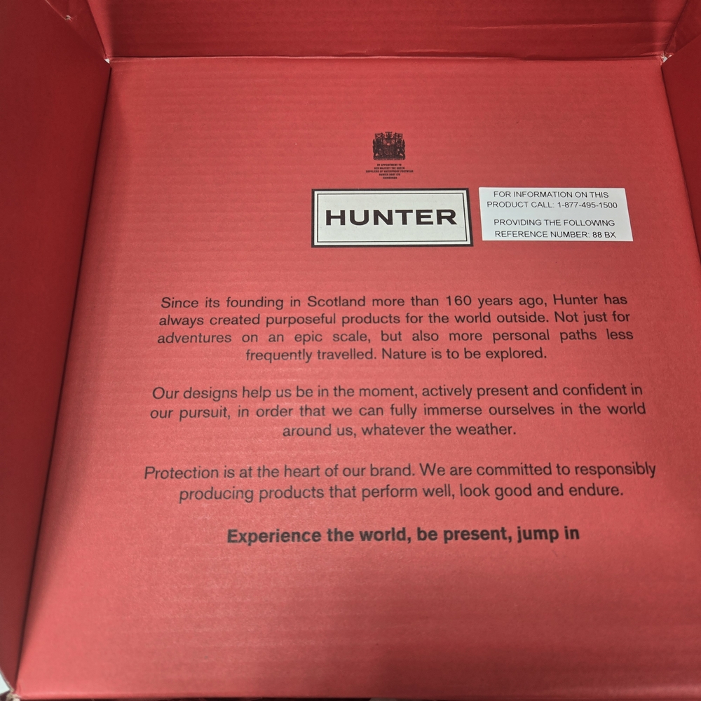 Hunter Kids First Glitter Rain Boots In Vital Burgundy Size EU 21 US C5 - C6 - Picture 12 of 12
